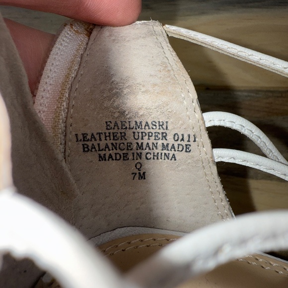 Enzo Angiolini White Leather Strappy Sandals Kitten Heel Zip Gladiator Size 7 - Picture 12 of 16